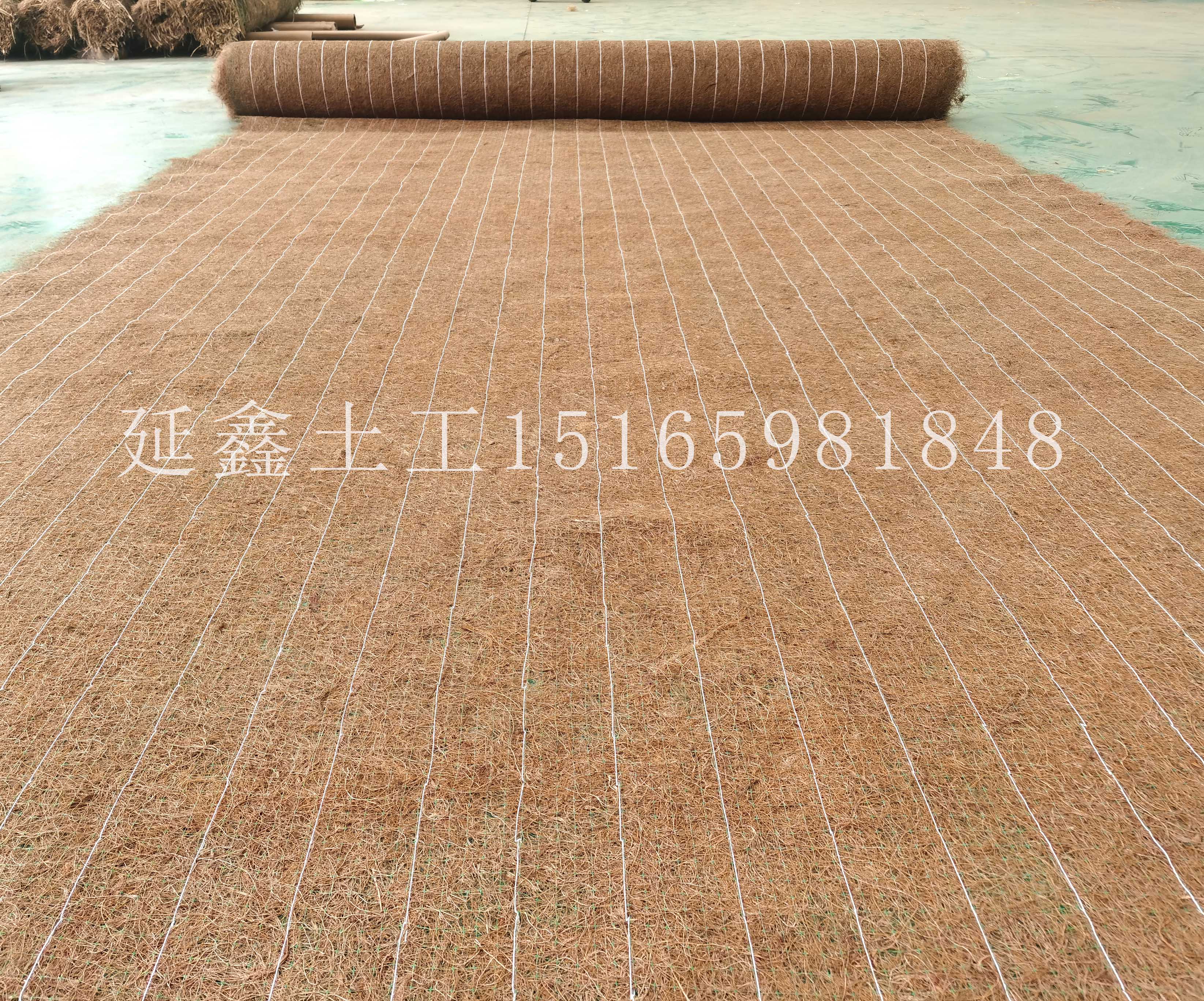 今日发车的是——浙江台州河道护坡椰丝毯2万平